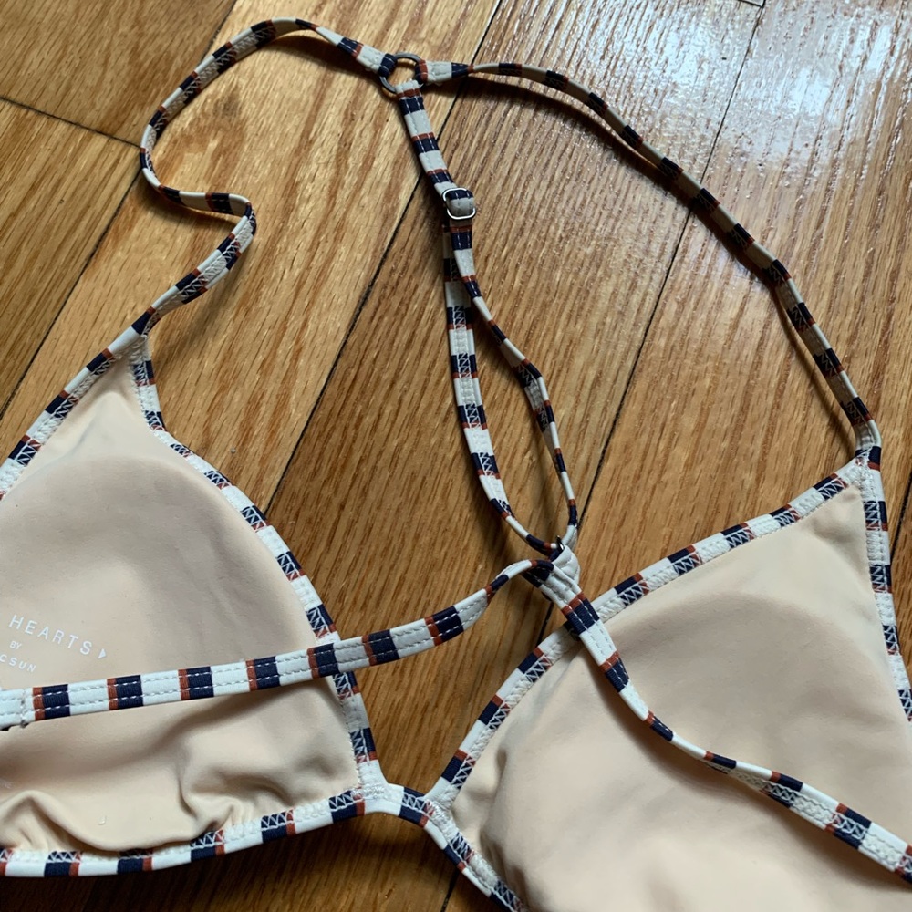 Pacsun Stripped Triangle String Bikini Set - Picture 8 of 10